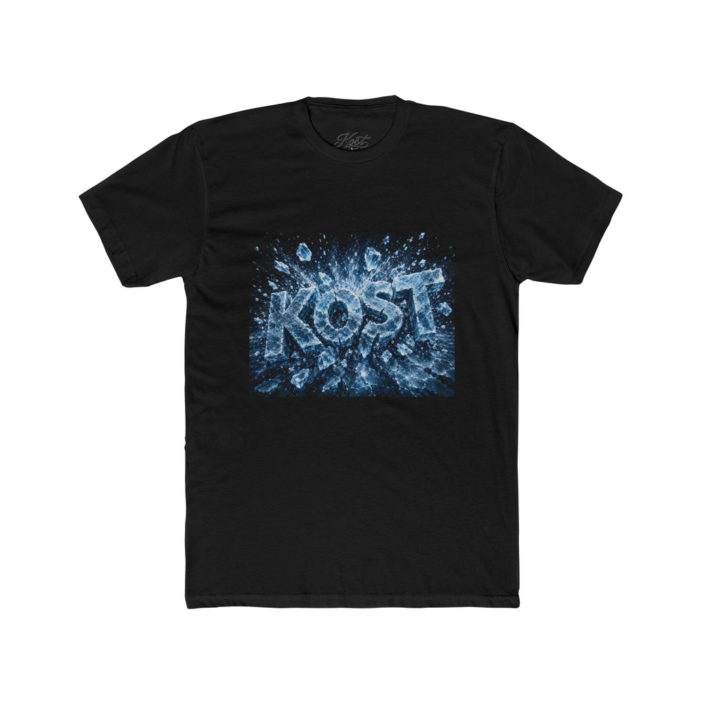 KOST Abstract Blue Graphic Cotton Crew Tee