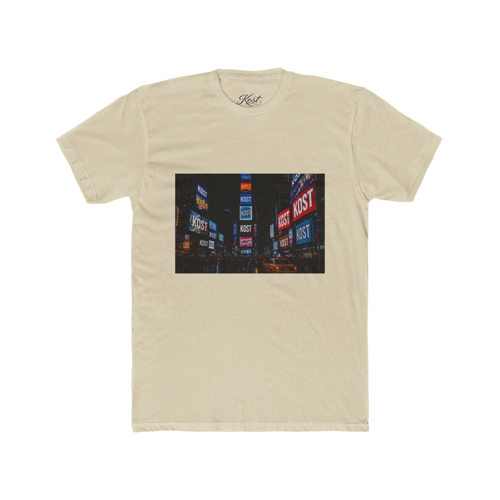 Neon City Lights T‑Shirt — Nighttime Urban Photo Tee