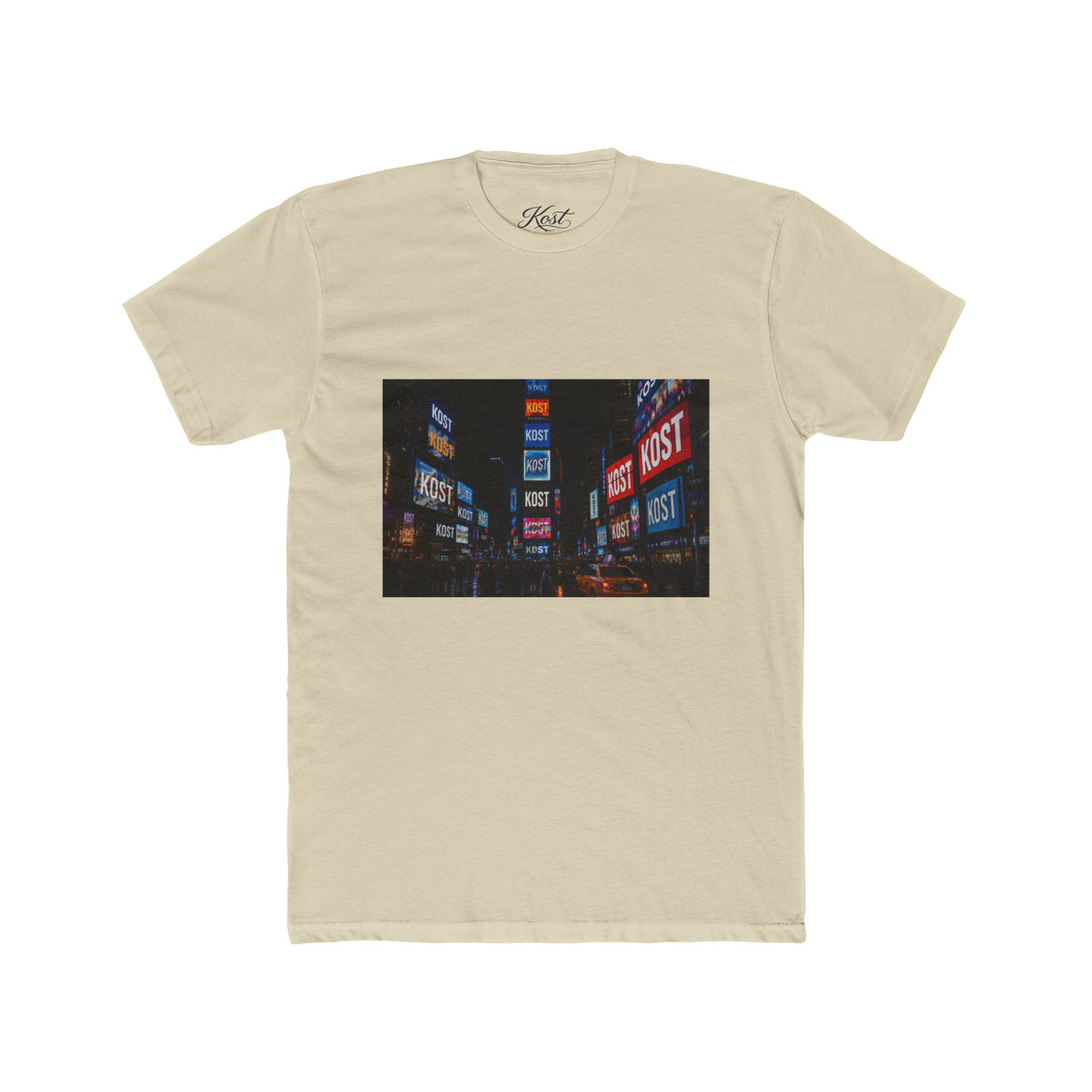 Neon City Lights T‑Shirt — Nighttime Urban Photo Tee