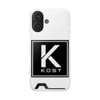 KOST Logo Phone Case with Card Holder