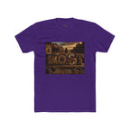 Vintage Industrial Steampunk Cityscape Graphic T-Shirt