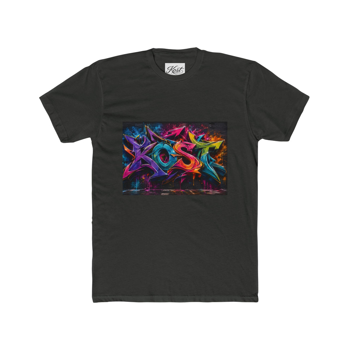 Abstract Neon Graffiti Tee