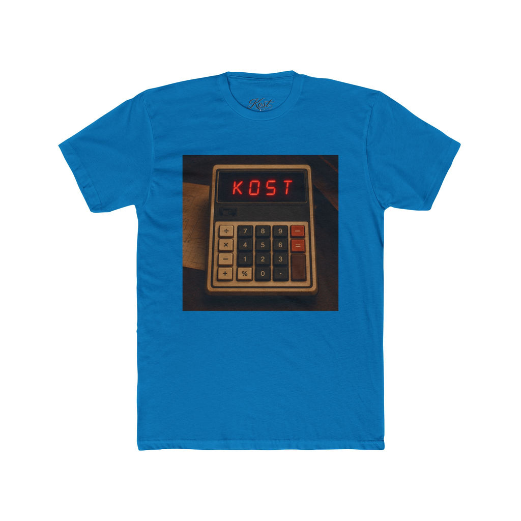 Calculator Retro Tee — “KOST” Vintage Electronics Graphic T-Shirt