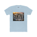 Coast Waterfall Graphic Tee — Scenic Sunset Nature T-Shirt