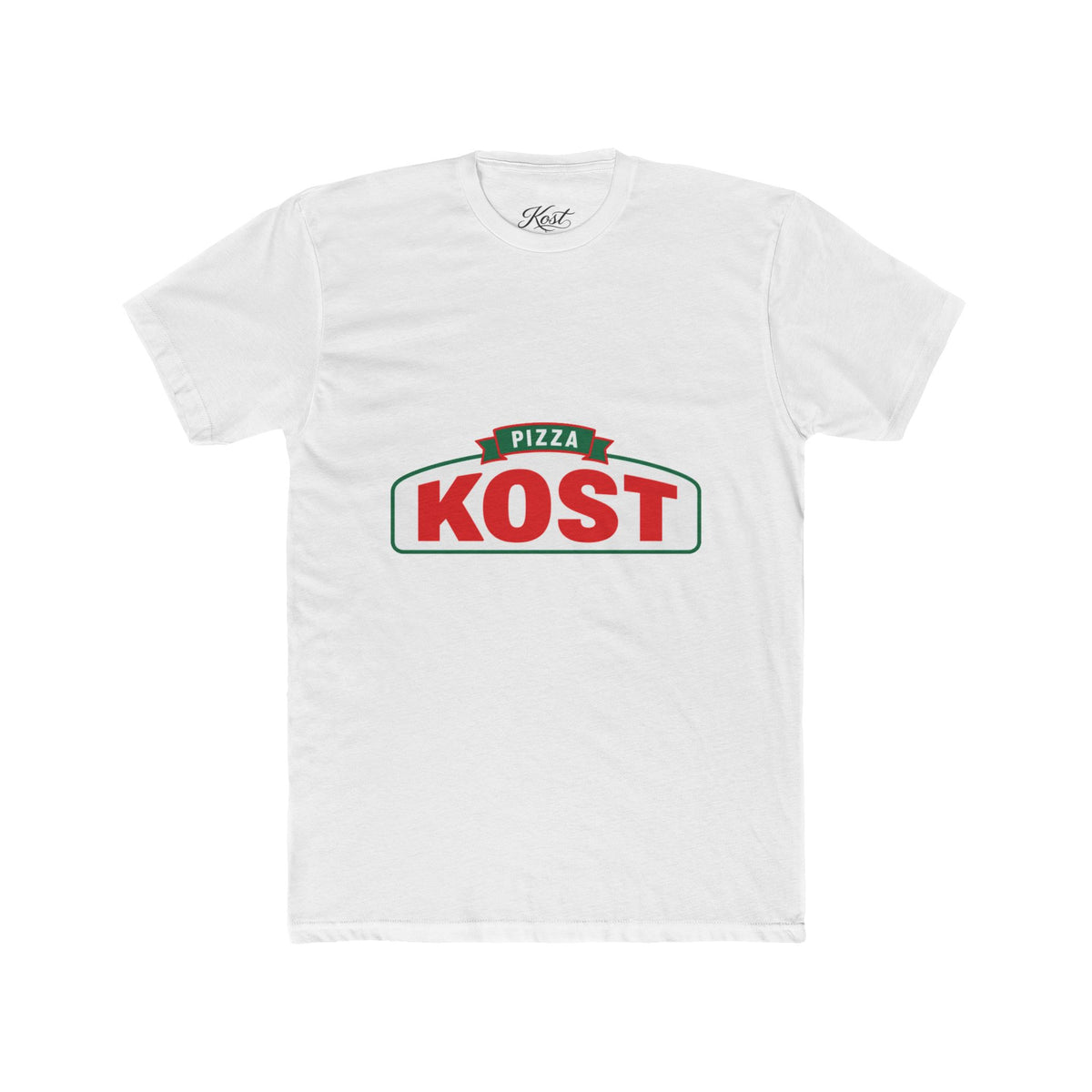 Pizza Kost Logo Tee — Vintage-Inspired Pizza Shop T-Shirt