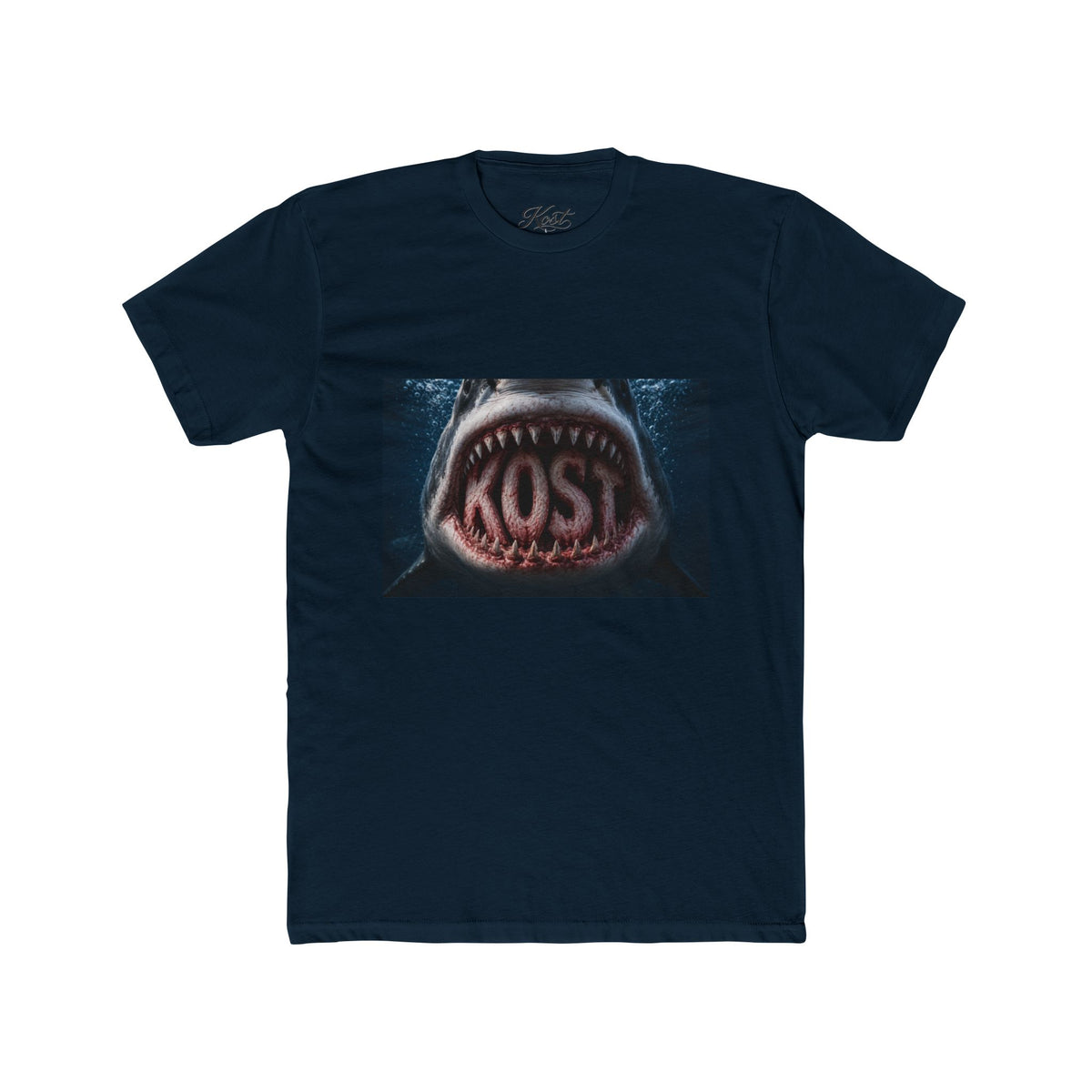 Shark Mouth Graphic Tee – 'KOST' Horror Ocean Shirt