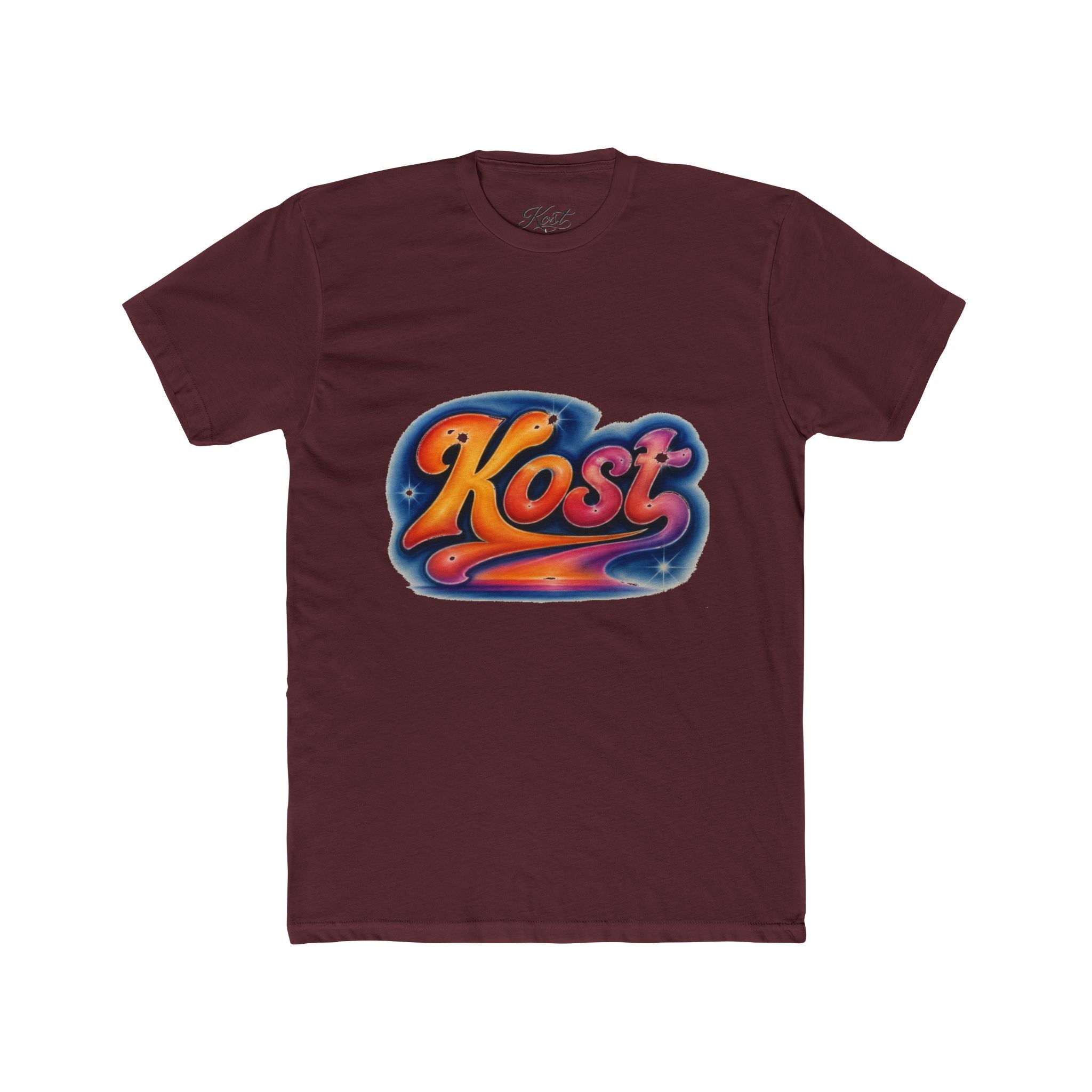 Retro 'Kost' Graphic Tee — Vintage Cosmic Logo T-Shirt