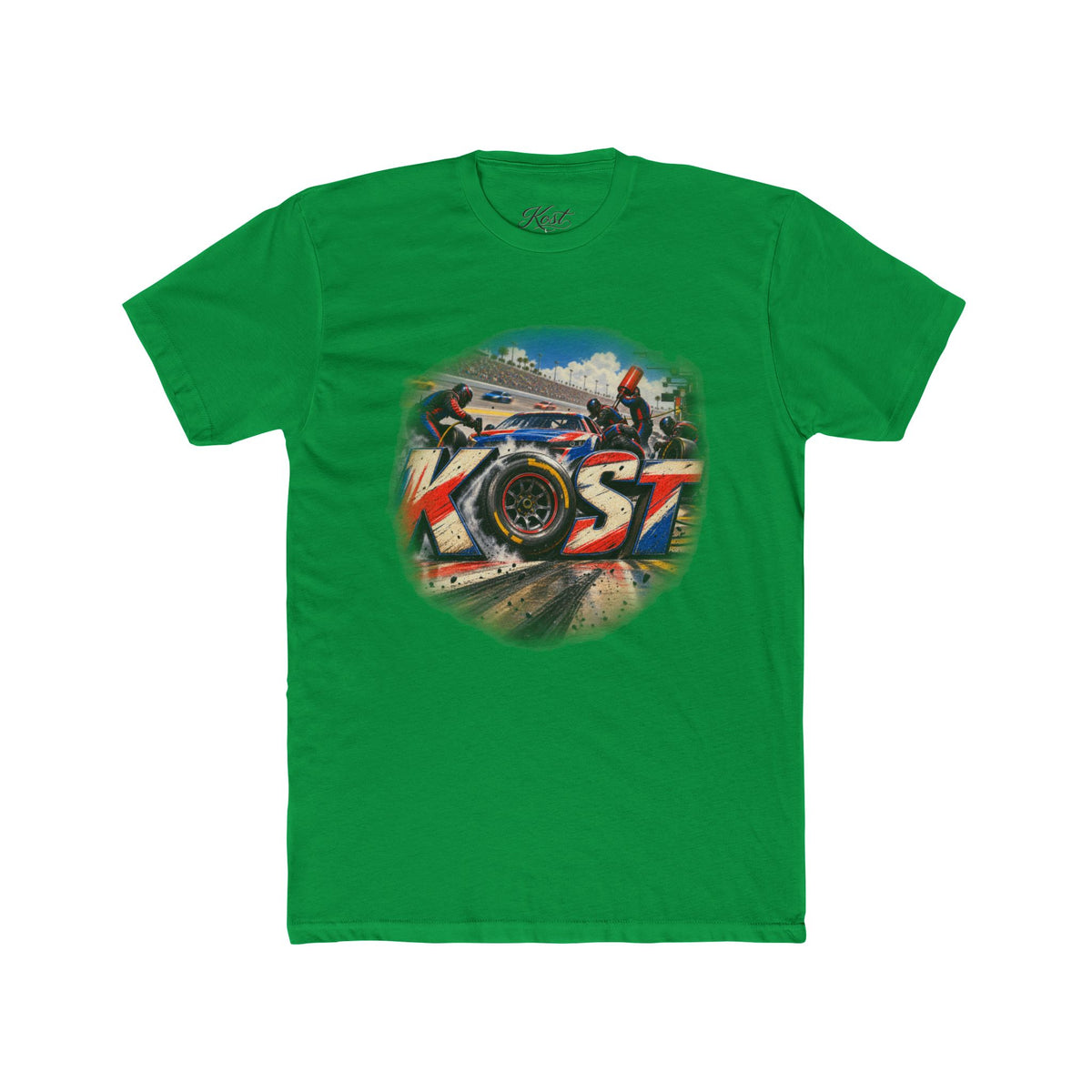 KOST Racing Motorcycle Tee — Vintage Track Bike Graphic Shirt