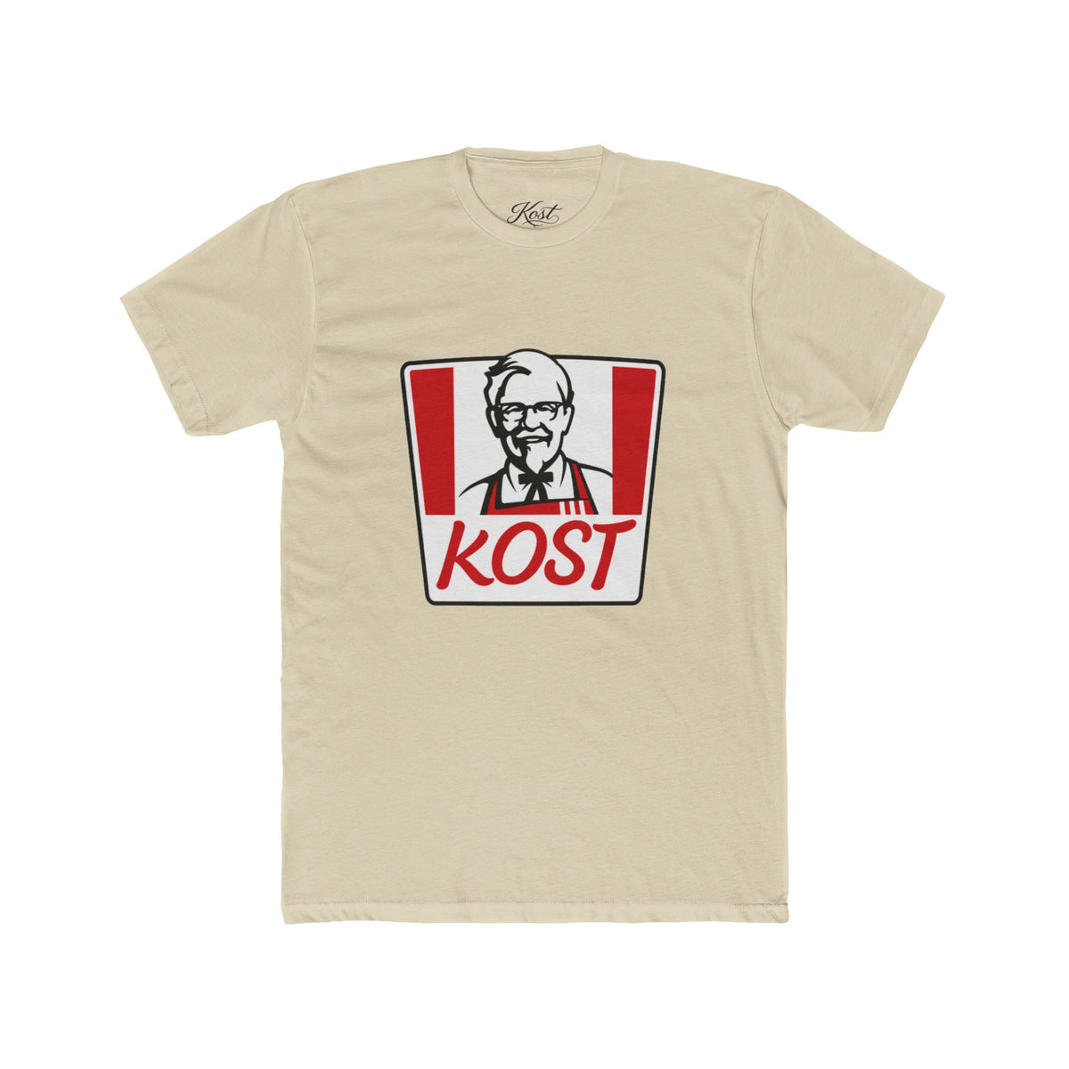 KOST Logo Tee — Retro Fast Food Style Graphic T-Shirt