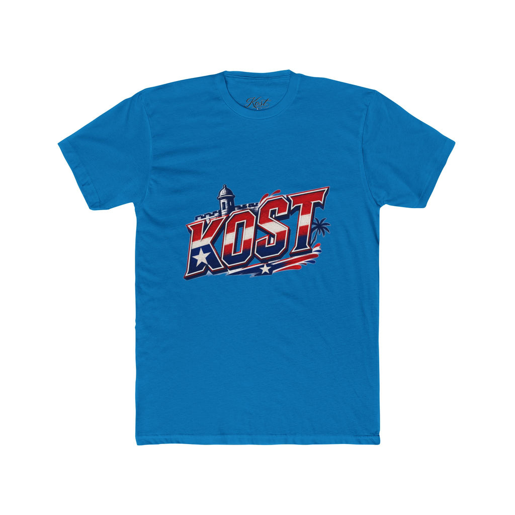 KOST Retro Palm Beach T-Shirt — Americana Surf Vibes