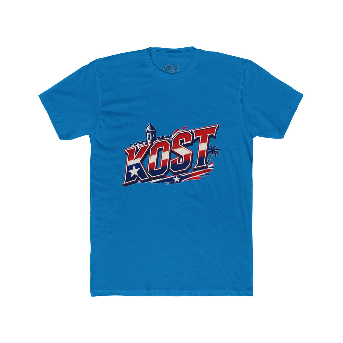 KOST Retro Palm Beach T-Shirt — Americana Surf Vibes