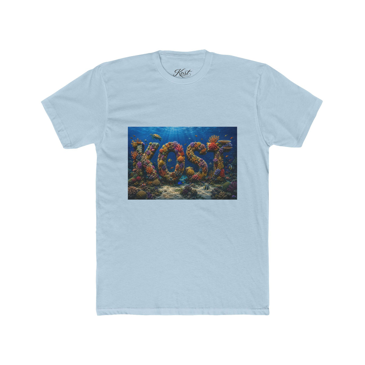 KOST Coral Reef Graphic Tee — Ocean Fish Typography Shirt