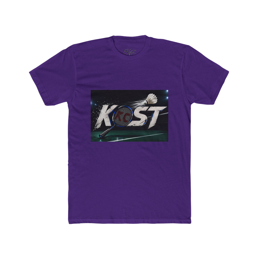 Kost Badminton Graphic Tee — Retro Shuttlecock Sports T‑Shirt