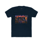 KOST Cityscape Tee — Sunset Photo Lettering Graphic T‑Shirt
