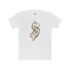 New Jersey 'KOSO' Map Tee — Vintage Gold State Graphic T-Shirt
