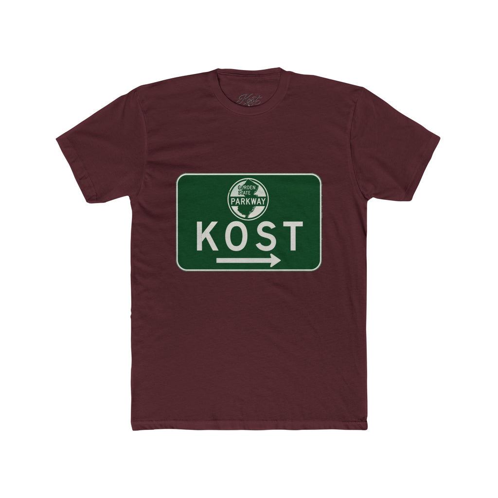 Kost Parkway Road Sign T‑Shirt — Retro Green Route Graphic Tee