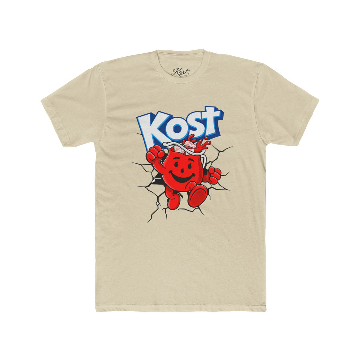 Kost Kool-Aid Inspired Retro Tee — Red Character Breakthrough Graphic T-Shirt
