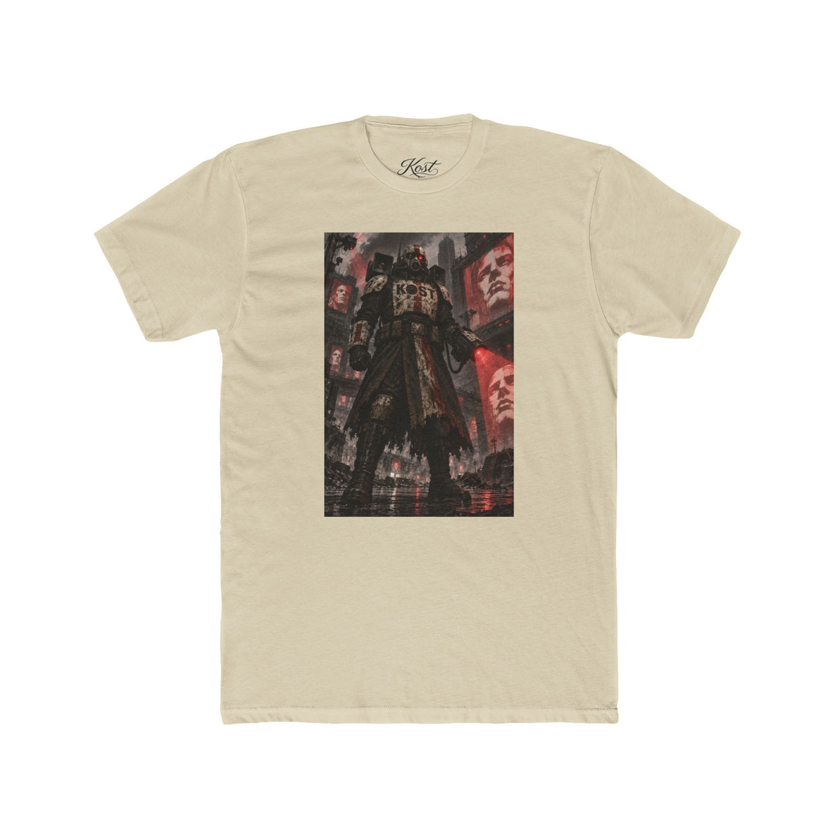 Anime Cyberpunk Tee — Shadow Ronin Cityscape Graphic