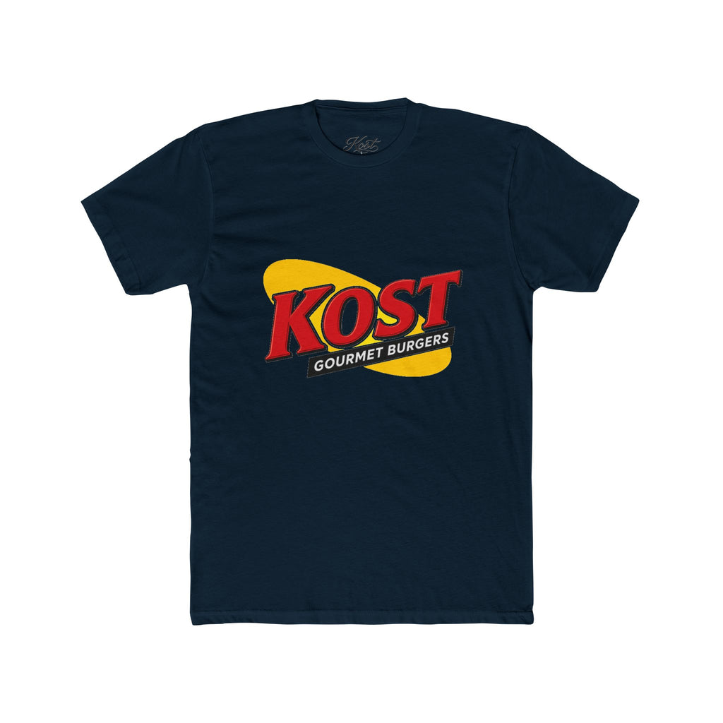 Burger Logo T‑Shirt — "KOST Gourmet Burgers" Retro Crew Tee