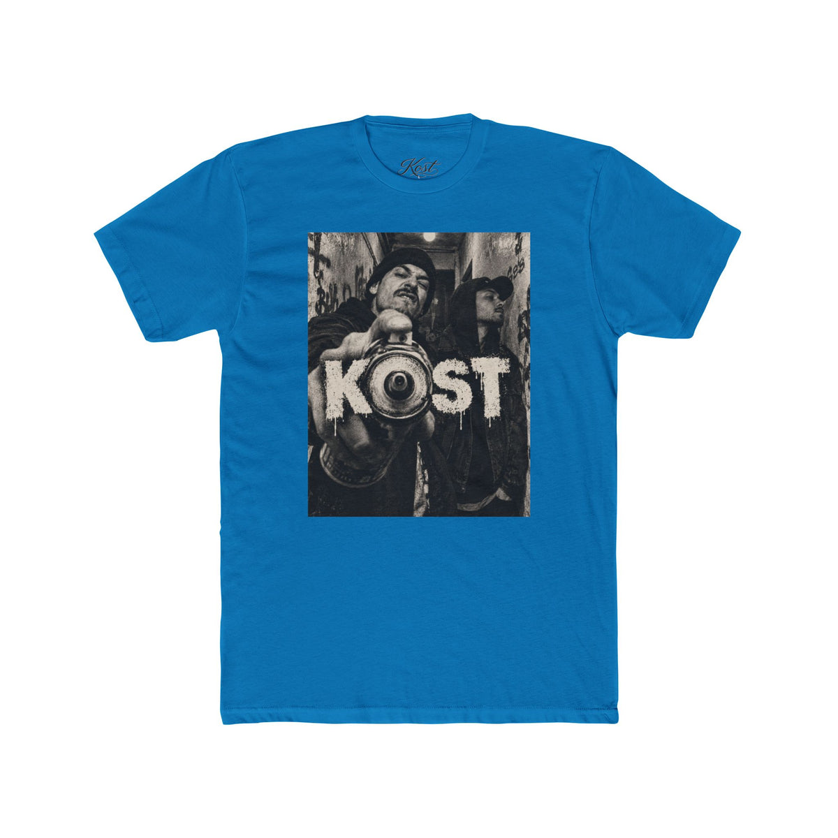KOST Street Photo Crew Tee — Vintage Megaphone Graphic
