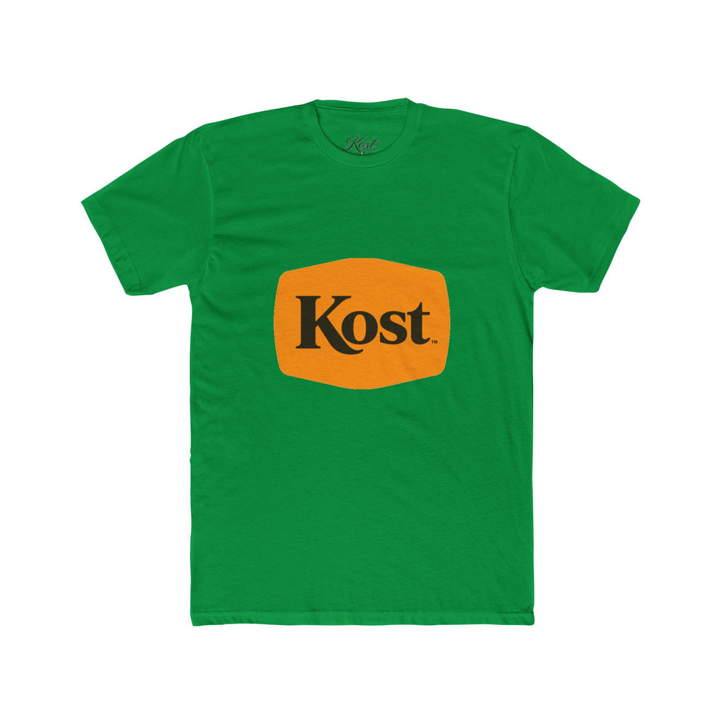 Kost Logo Tee — Retro Orange Graphic T-Shirt