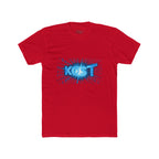 KOST Blue Burst Graphic Tee — Retro Tech Logo T-Shirt