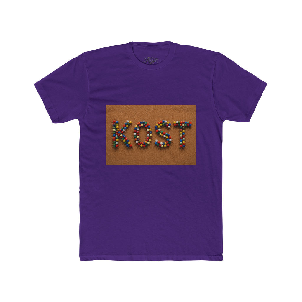 KOST Colorful Beaded Letter Graphic T-Shirt