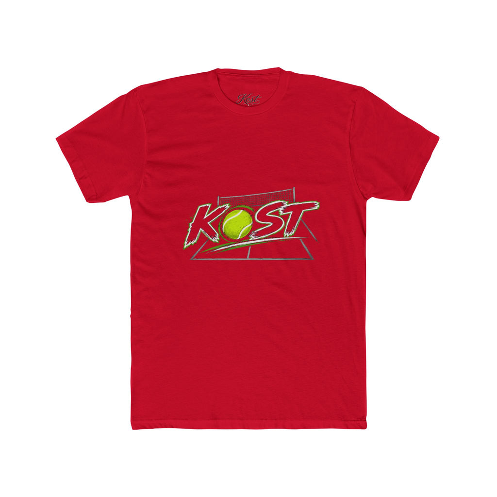 Tennis Tee — 'KOST' Graphic Cotton Crew Shirt