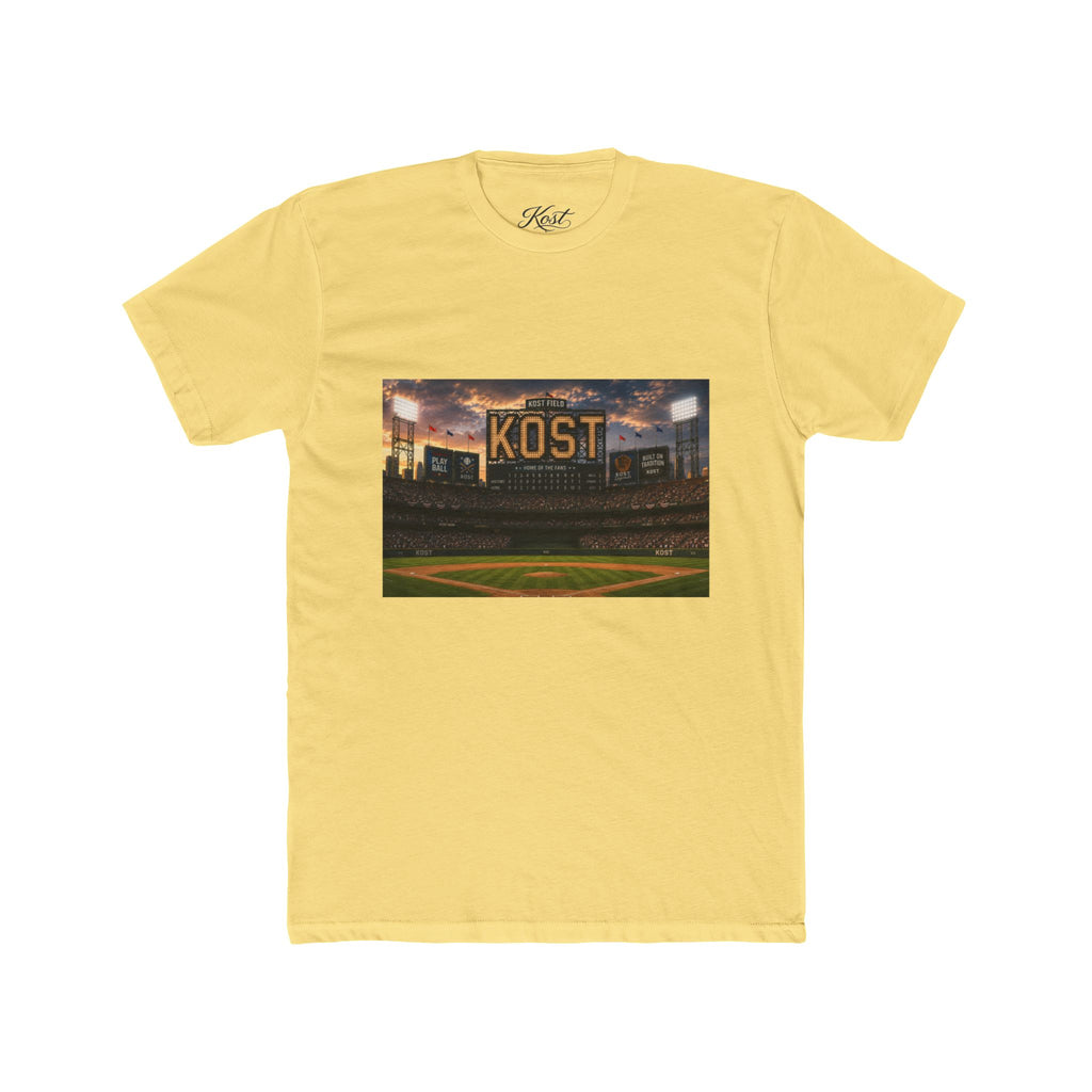 KOST Stadium Baseball Tee — Vintage Ballpark Graphic T-Shirt
