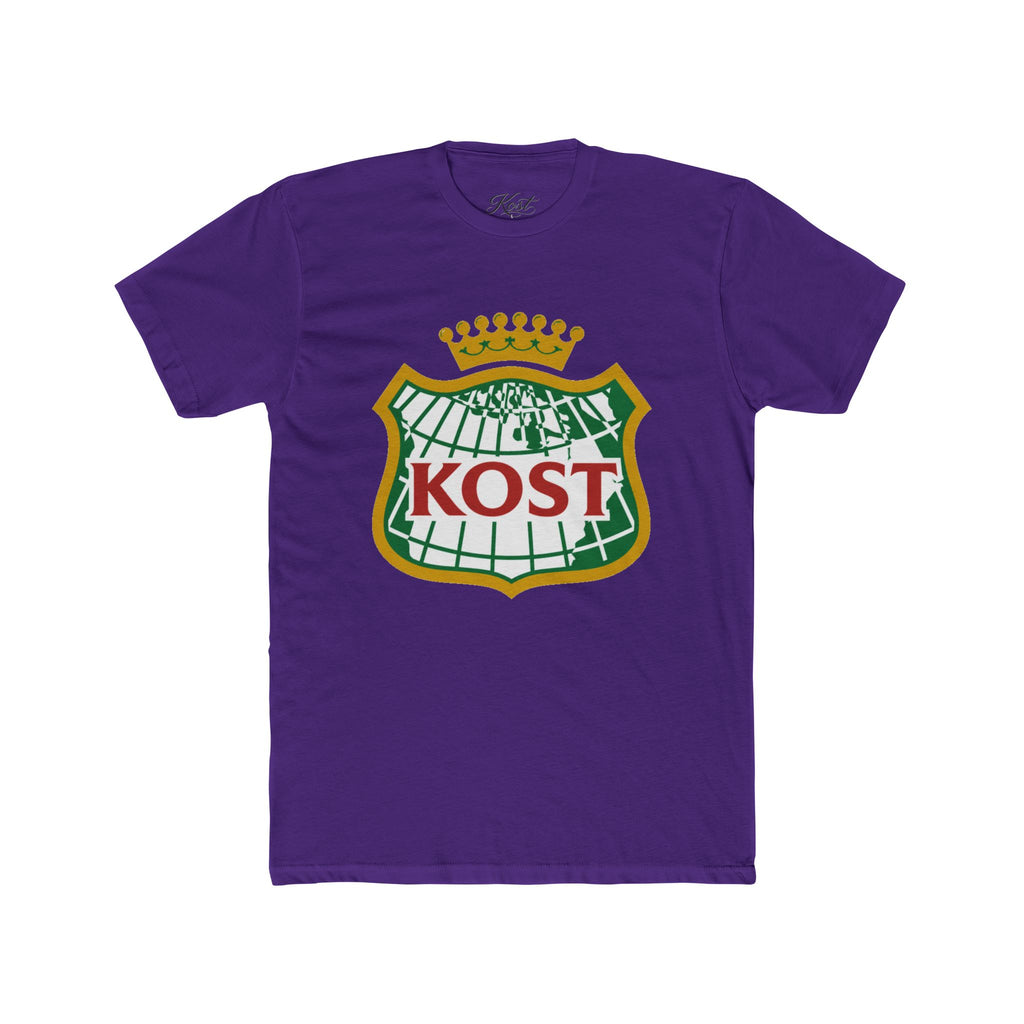 KOST Crest T‑Shirt — Vintage Crowned Globe Logo Tee