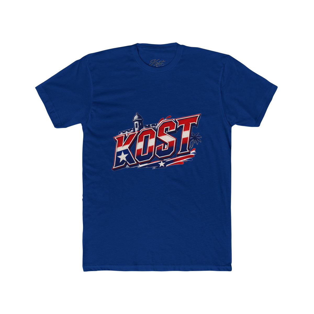 KOST Retro Palm Beach T-Shirt — Americana Surf Vibes