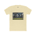Soccer Goal Graphic Tee — “KOST” Ball in Net Cotton T‑Shirt