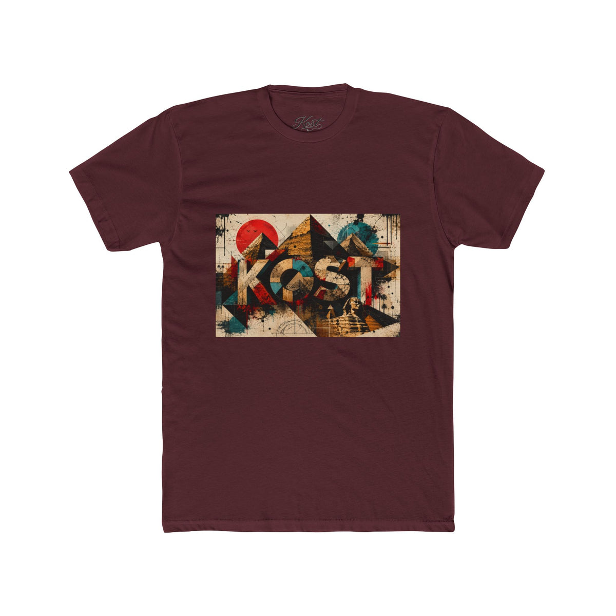 Retro Geometric 'Kast' Graphic Tee – Vintage Urban Streetwear