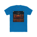 Basketball Court Graphic Tee — 'KOST' Logo with Basketball