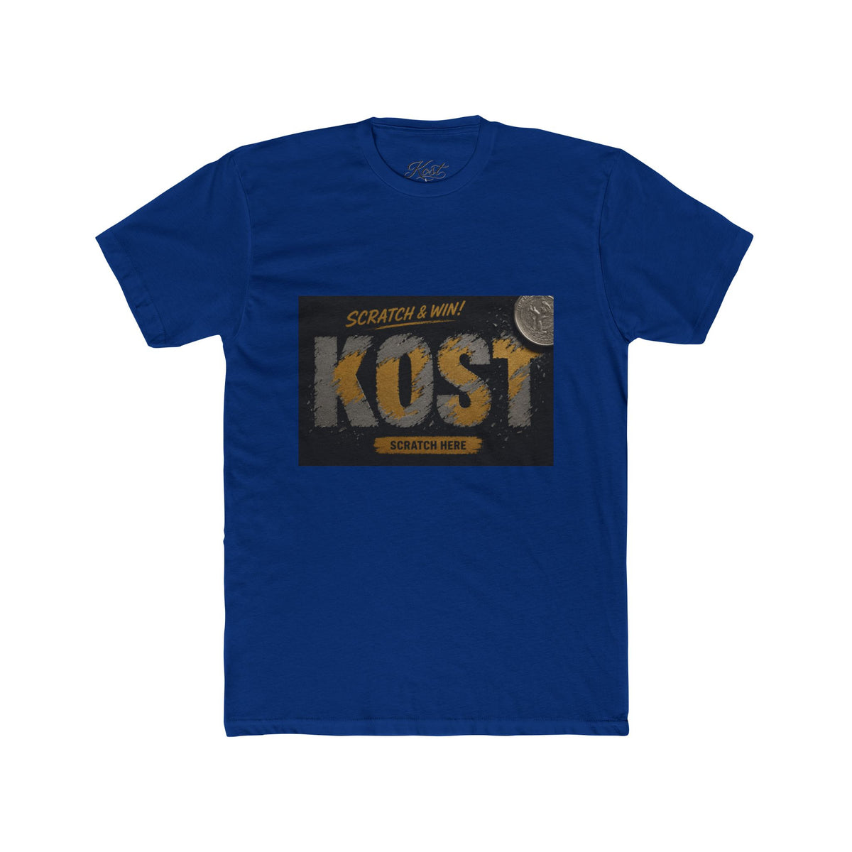 Kost Scratch & Win Graphic Tee — Retro Lottery Ticket Design
