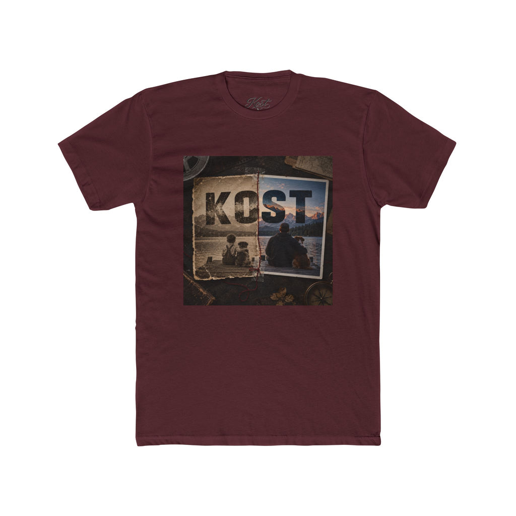 KOST Vintage Collage Tee — Retro Roadtrip Graphic T-Shirt