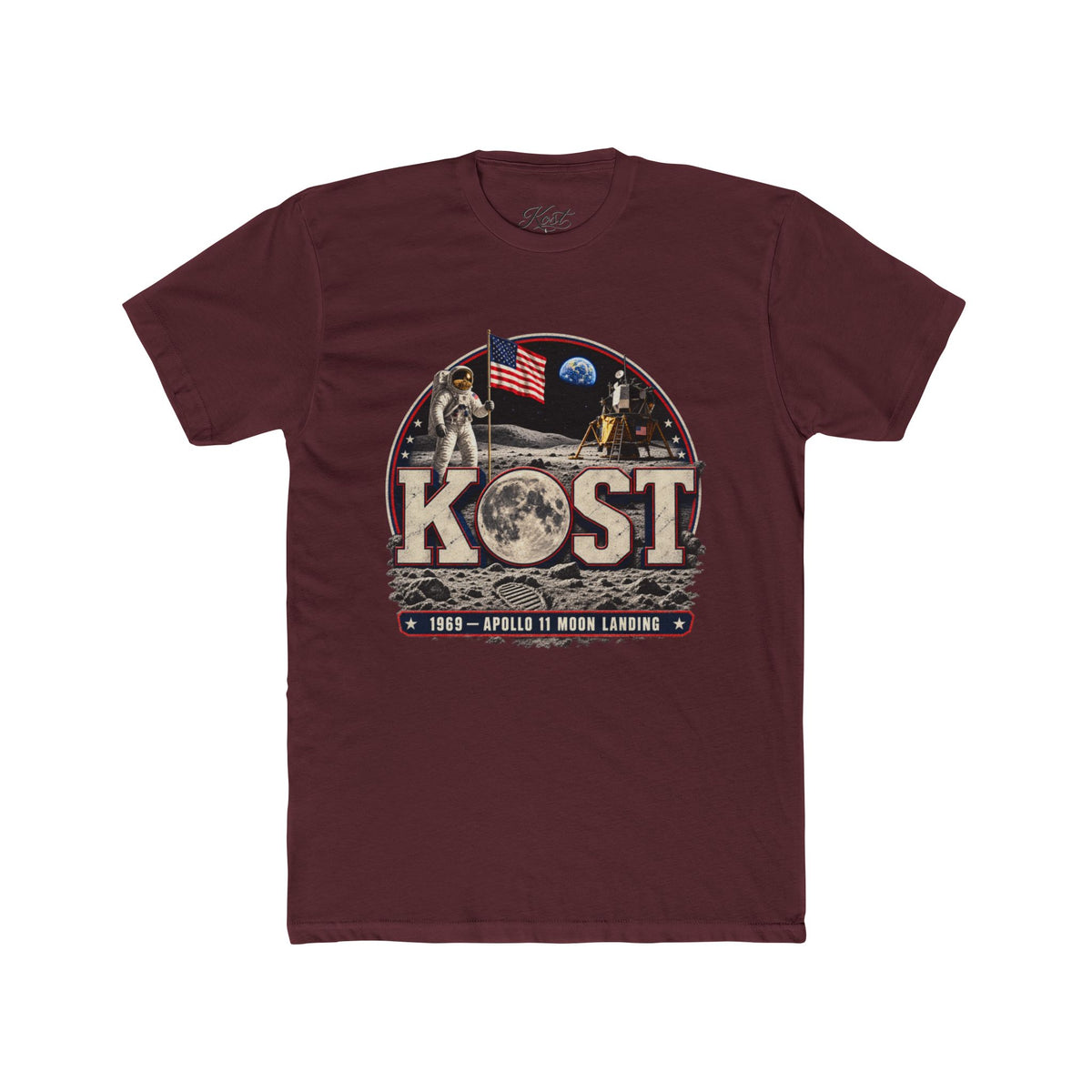 Apollo Moon Landing Tee — Vintage KOST NASA Graphic T-Shirt