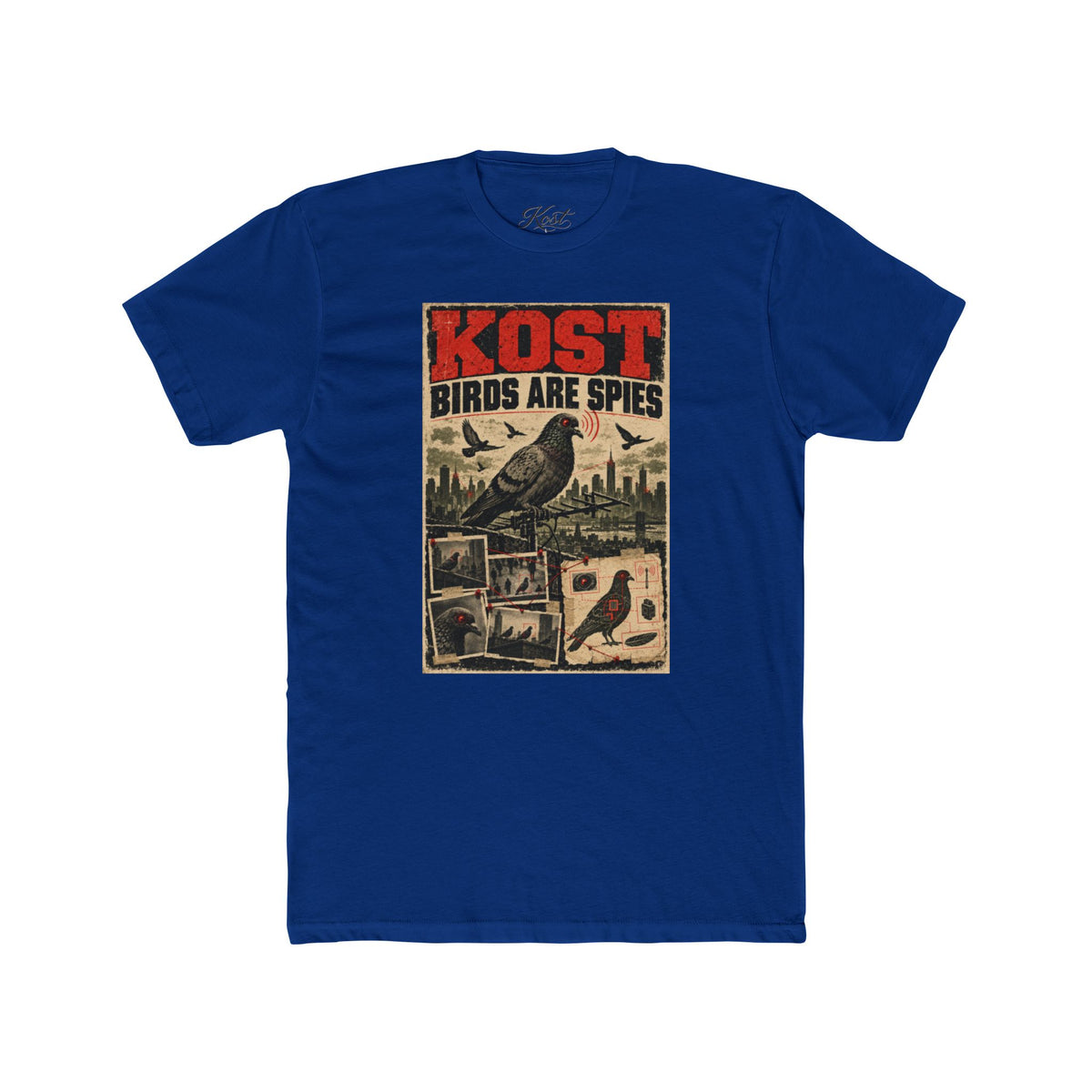 T-Shirt — KOST “Birds Are Spies” Vintage Propaganda Graphic Tee