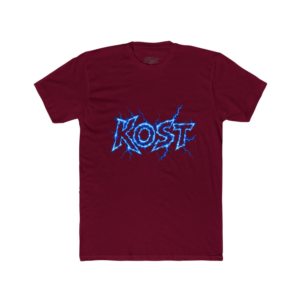 Kost Lightning Graphic Tee — Blue Electric Logo T-Shirt