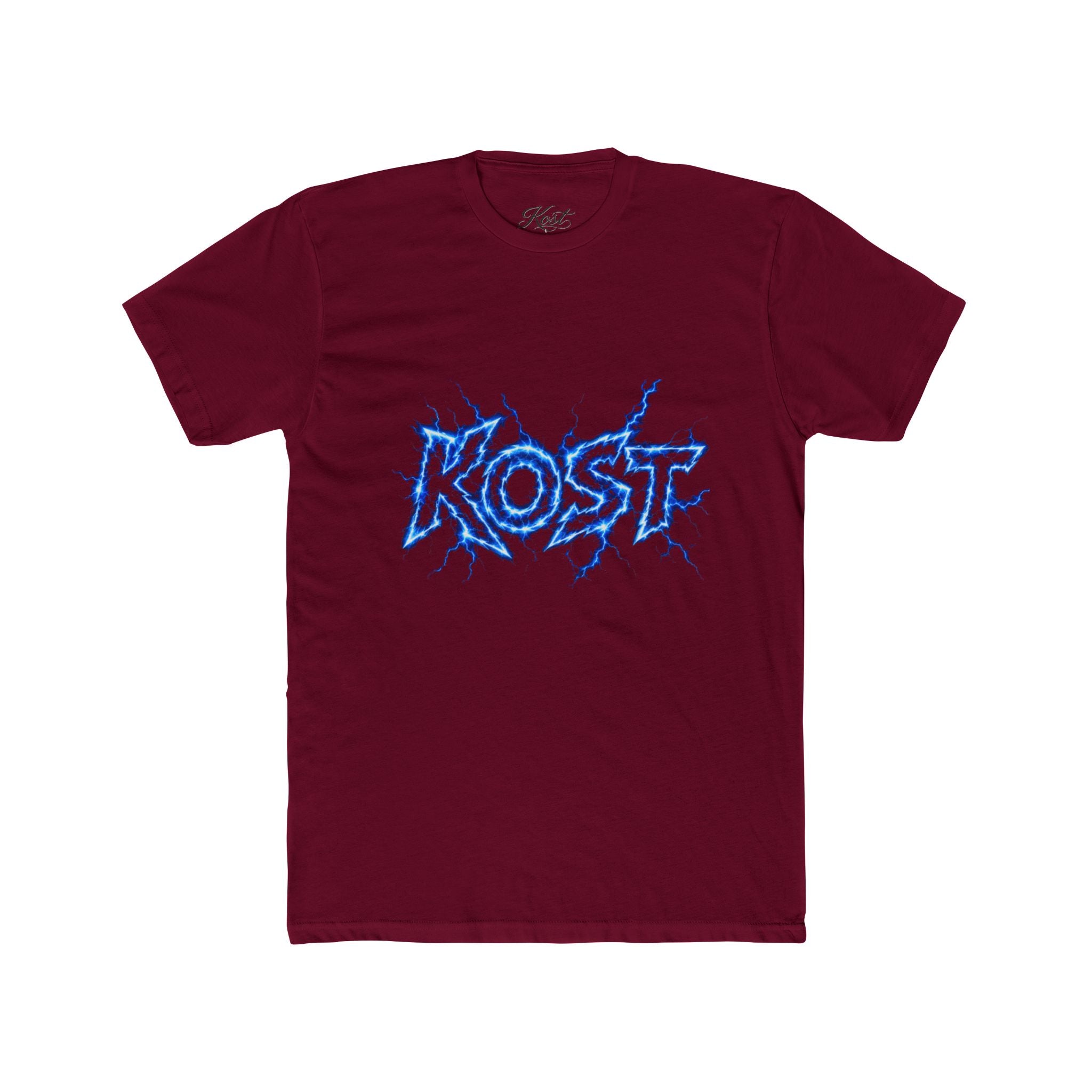 Kost Lightning Graphic Tee — Blue Electric Logo T-Shirt