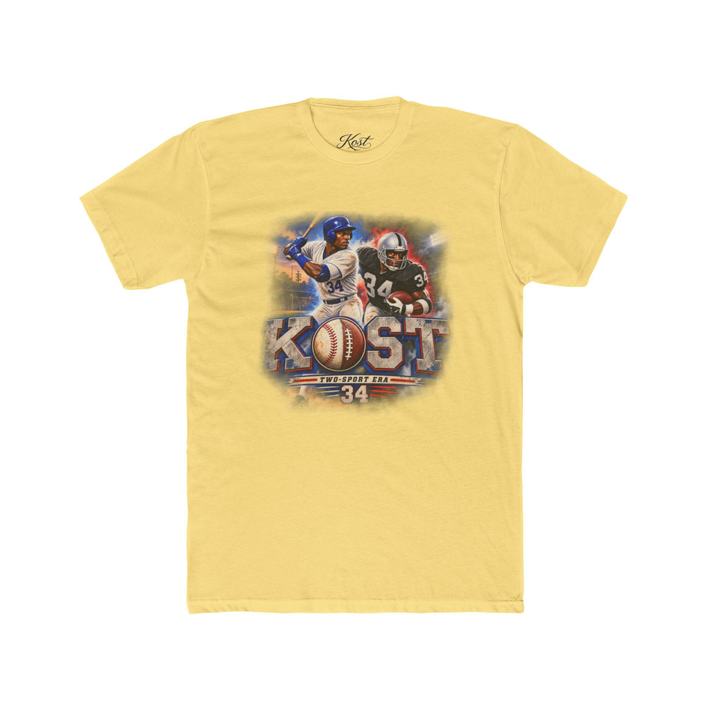 Kost Vintage Baseball & Football Collage Tee