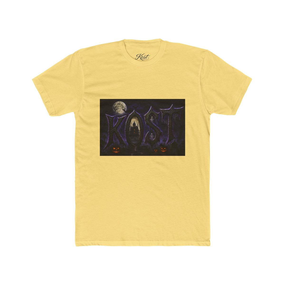 Halloween Forest Tee — Haunted Moonlight Pumpkin Horror Graphic T-Shirt