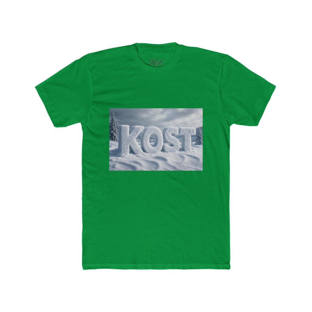 KOST Snow Ice Graphic Tee — Winter Landscape Cotton T-Shirt