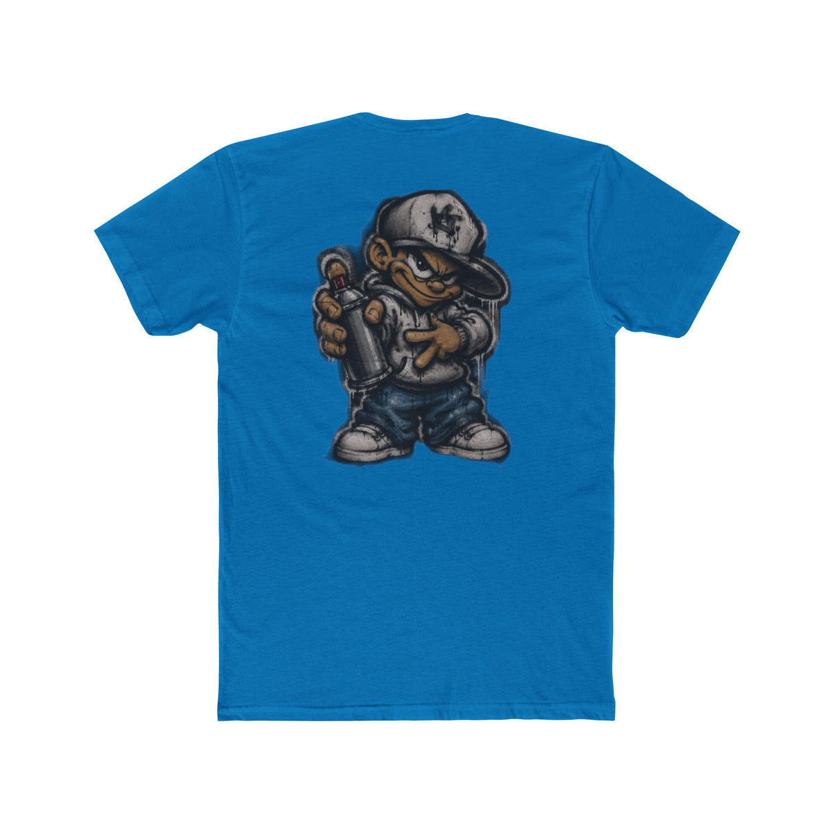 Crew Tee — KOST Graffiti Logo & Urban Character Streetwear