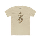 New Jersey 'KOSO' Map Tee — Vintage Gold State Graphic T-Shirt