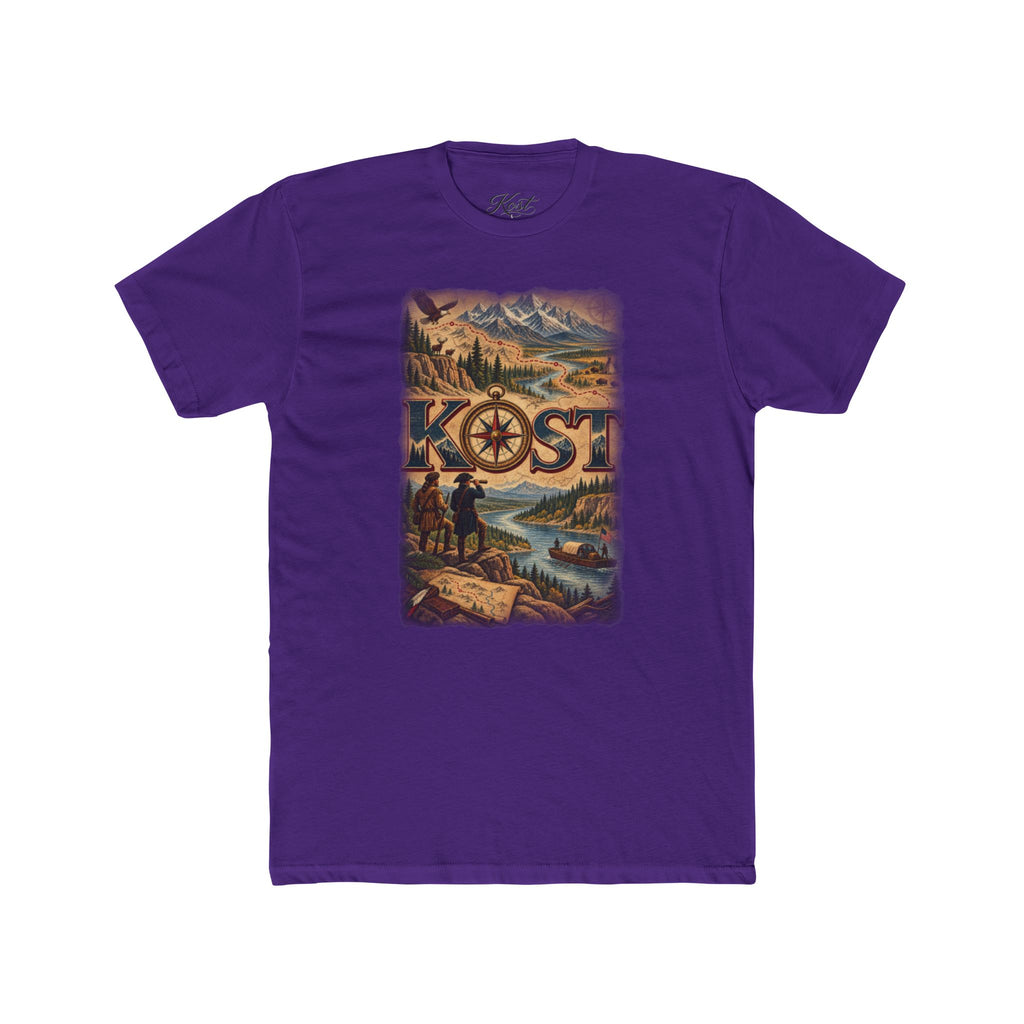 Kost Adventure Tee — Vintage Mountain River Travel Graphic T-Shirt