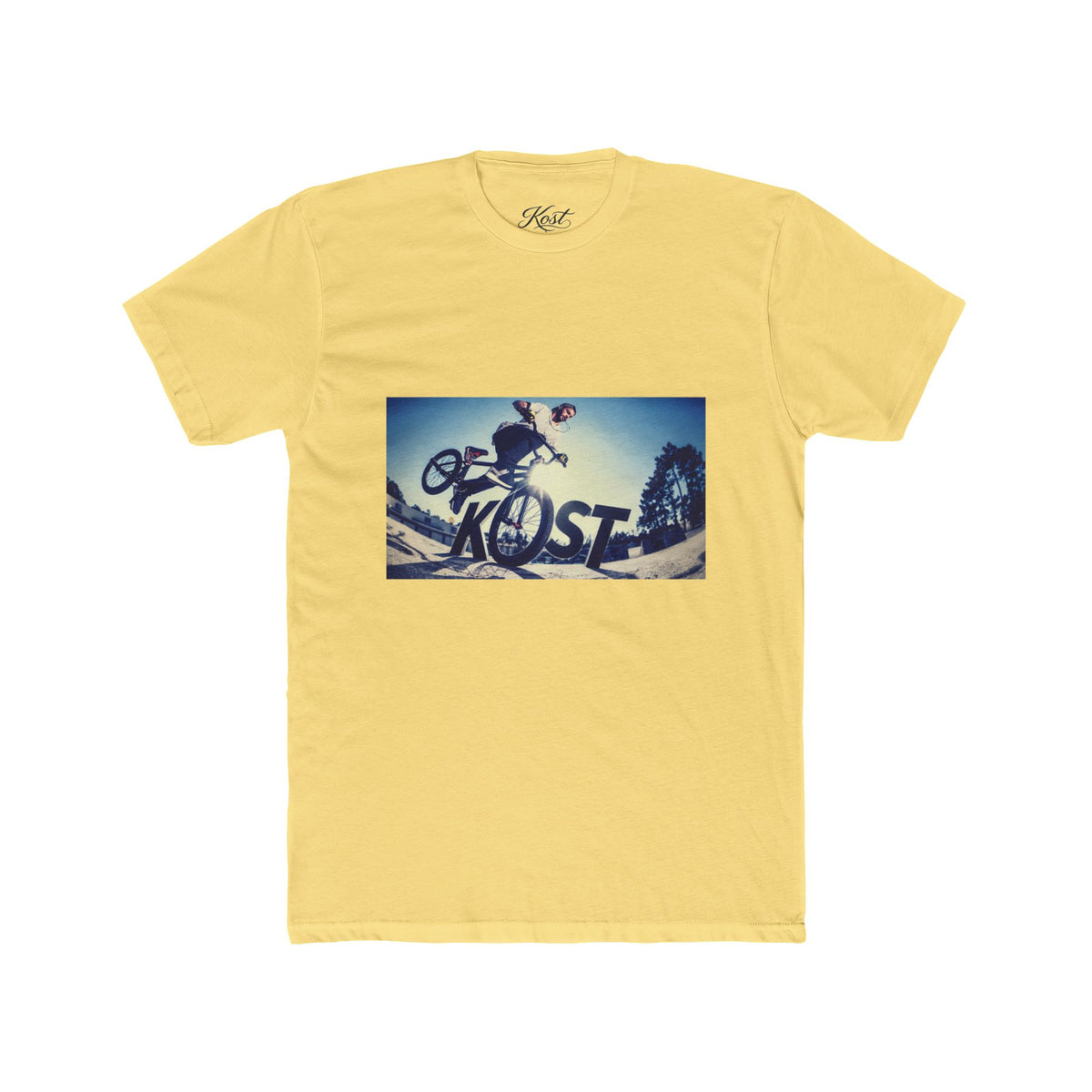 BMX Rider Graphic Tee — 'KIDST' Vintage Skatepark T-Shirt