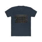 Vintage Black Washed 'KOST' Graphic Tee — Distressed Streetwear Cotton T-Shirt