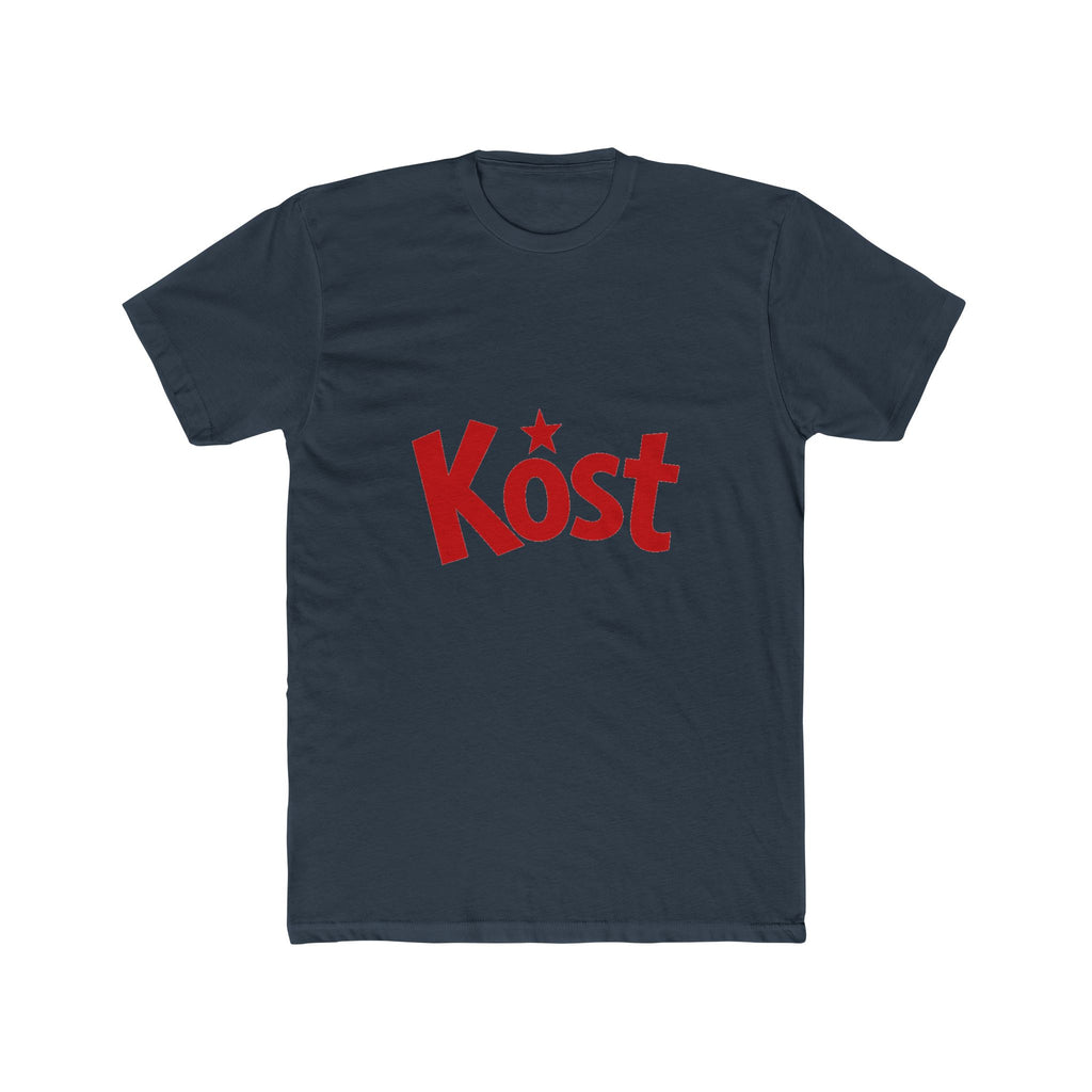 Kost Retro Script Tee — Bold Red Logo Shirt