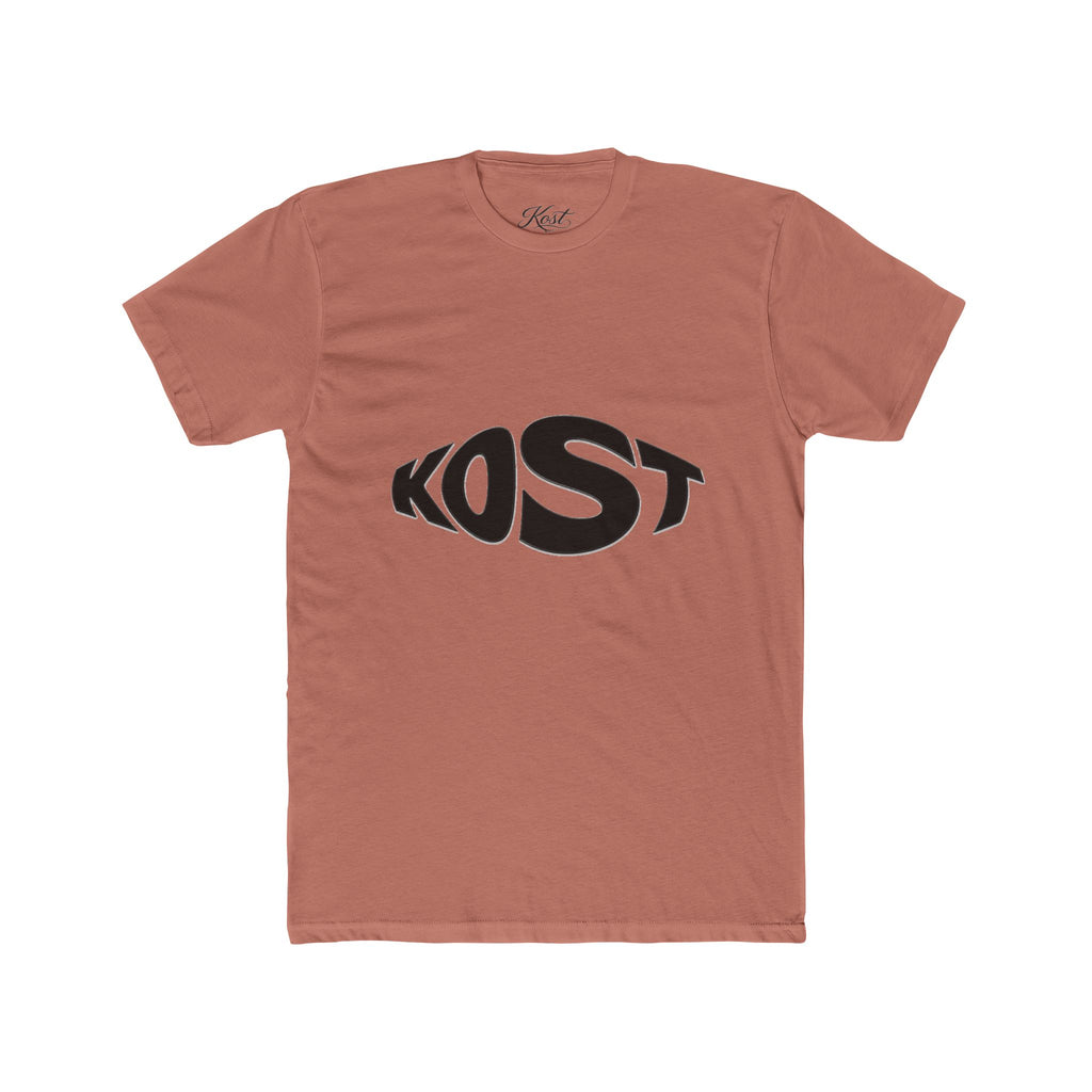 Kost Logo Tee — Minimal Black Graphic Cotton T-Shirt